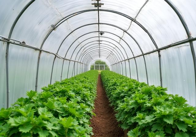 Serra a tunnel per orto